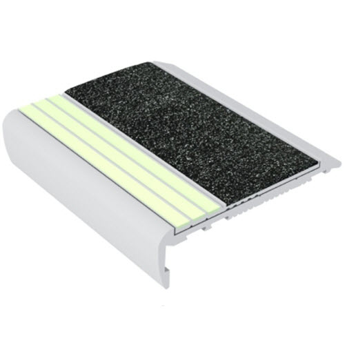 CAD Drawings BIM Models Ecoglo Inc. F7-E30 Series Luminous Flat Stair Nosings